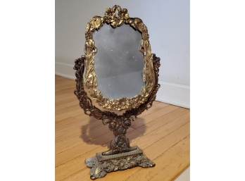 Vintage Vanity Mirror On Stand