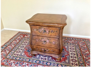 Adams Style Paint Decorated Three Drawer Commode