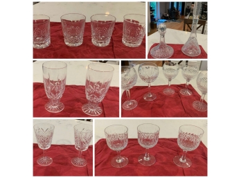 Crystal Stemware, Glasses And Decanters