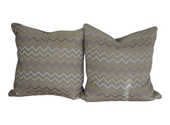 Ryan Studio Geometric Pillows, Pair