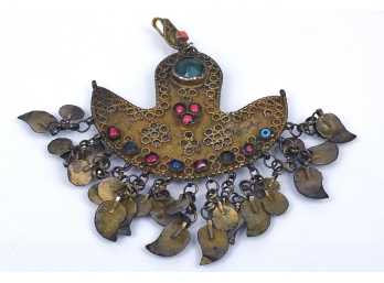 Brass Antique East Asian Dangler Pendant