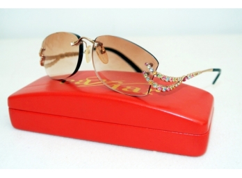 Pair Designer Caviar Eyeglass Frames With Case