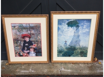 Pair Of Beautifully Framed Impressionist Prints