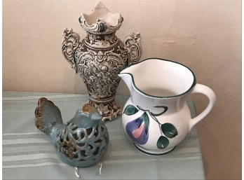 Three Pieces Of Pottery