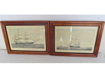 Pair Of Clipper Ship Prints