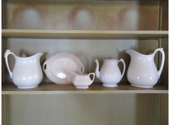 A Grouping Of English Ironstone Vessels