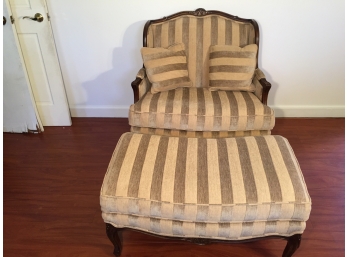 TRS Furniture One And One Half Chair And Matching Ottoman