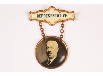 'Representative' Pin With Portrait