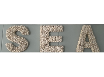 S E A Letters Made Of Shells
