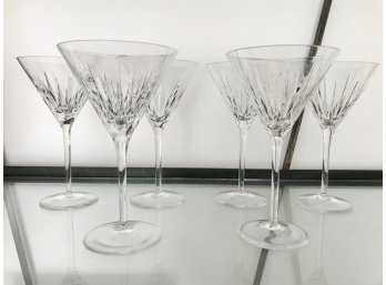Rogaska Crystal Martini Glasses
