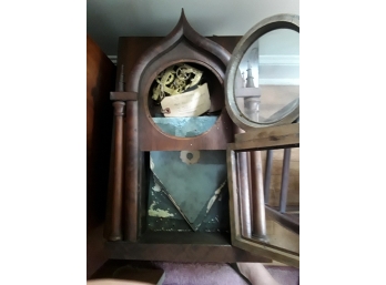 Last Minute Add, Antique Wall Clock Untested As Is