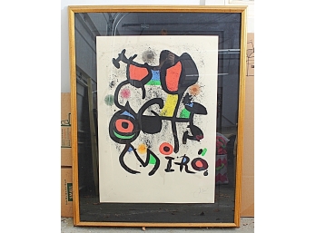 Joan Miro Pencil Signed Lithograph