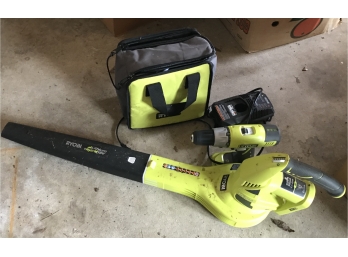 Two Ryobi Power Tools. No Battery But Have Charger