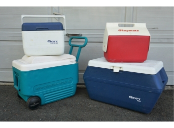 Group Of Four Coolers
