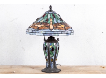 Decorative Tiffany Style Dragonfly Lamp
