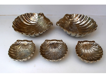 Group Of Shell Form Serving Dishes