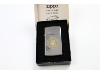 Zippo Lighter With Presidential Seal In Original Box