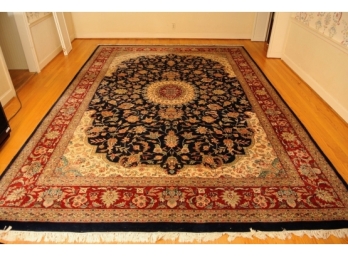 Gorgeous Room Size Handmade Oriental Carpet