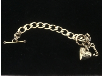 Juicy Couture Goldtone Link Bracelet