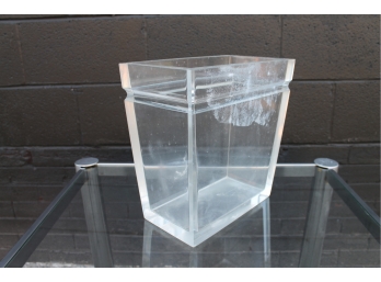 Amazing 1/2' Thick Lucite, Acrylic Bid Container
