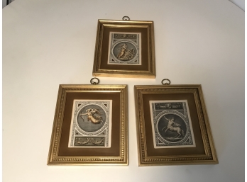 Set Of Three Greek God Pictures