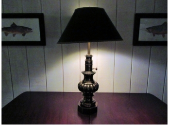 Heavy Vintage Brass Lamp