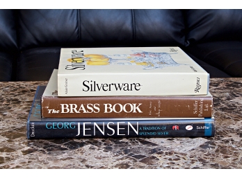Three Books -Silver & Brass Books