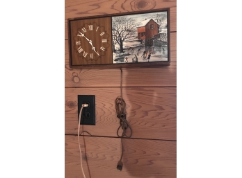 Spartus Electric Wall Clock