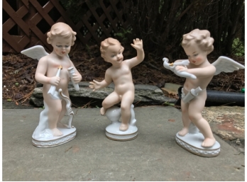 Wallendorf Porcelain Figurines - Three Cherubs