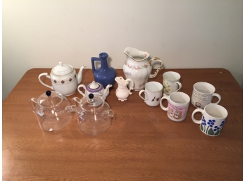 Pitchers, Teapots And Coffee Mugs