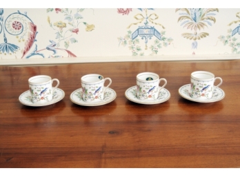 Partial Aynsley Demi Tasse Service For Four