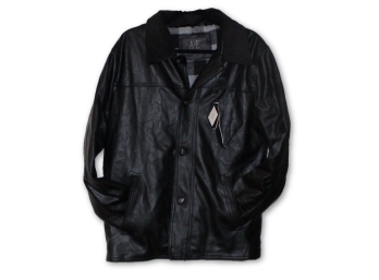 ARMANI EMPORIO COLLEZION Men's Leather Jacket - Size M (RETAIL $998.00) NWT