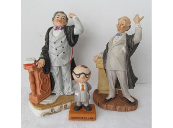 Lawyer Figurine Lot
