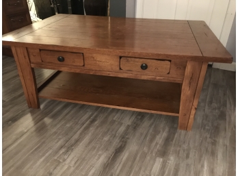 Gorgeous Solid Wood “ Plank” Style Coffee Table