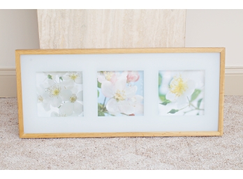 Framed Floral Triptych Print
