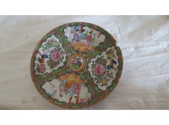 Older Famille Rose Chinese Porcelain Plate