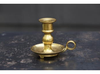 Solid Brass Candleholder With Handle