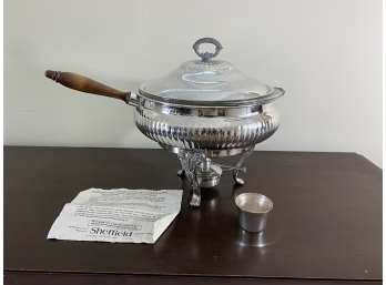 Sheffield Silver Co. Silver Plated Chafing Dish