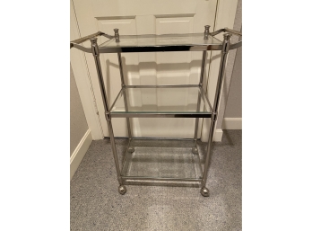 Small Bar Cart With Wheels From Restoration Hardware