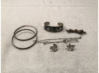 Vintage Sterling Silver Jewelry Lot ~ 7 Pc~