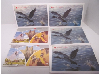 Six Uncirculated Canadian Coin Sets 1983,86,88,89,90,92