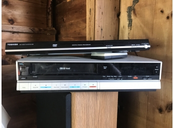 Toshiba DVD Player & JCP VHS Player