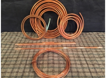 Copper: Tubing, Pipe, Wire, Rods And Flashing (See Additional Photos)