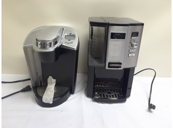 Two Coffee Machines Keurig & Cuisinart