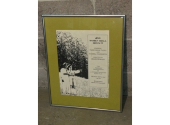 'And Women Shall Begin It'  Framed Poster