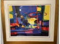 Marcel Mouley Signed And Numbered Lithograph 'Basque In The Clearing' With Appraisal