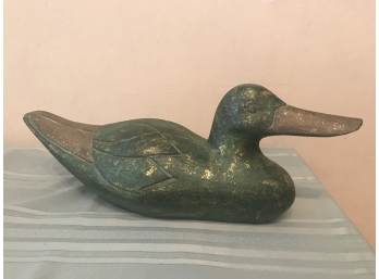 Paint Decorated Wooden Duck