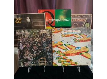Promo Vinyl Featuring: Rod Stewart, Quadrophonia, Rod Stewart, Faces Live, Billy Joel