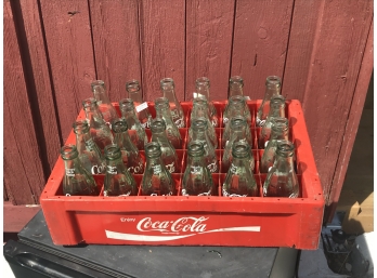 Coke Bottles & Crate
