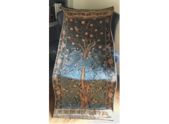 Gobly's Of France Fruit Tree And Bird Tapestry / Wall Hanging